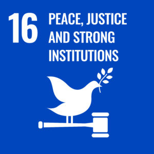 16 Peace Justice and Strong Institutions