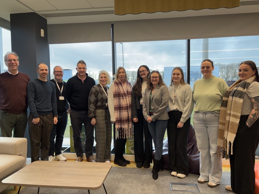 The Active Humber staff team at the Aura Innovation Centre in Hessle